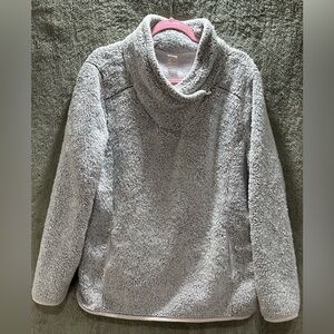 St. John's Bay Soft Gray Cowl Neck Sweater
